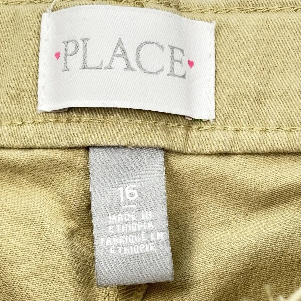 The Children's Place Girls Size 16 Uniform Skinny Chino Pants Khakis Stretch